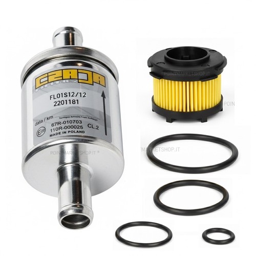 Kit filtri gpl gassoso 12mm - kit,
