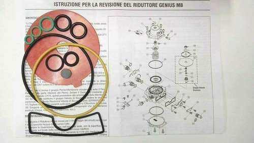 Kit riparazione riduttore gpl - riparazione,